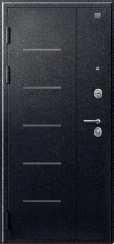 Товар Дверь V-05 Черный муар - Лиственница светлая DIS007346