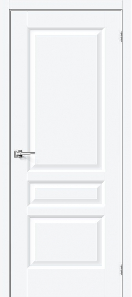 Межкомнатная дверь Неоклассик-34 White Silkwood BR5947