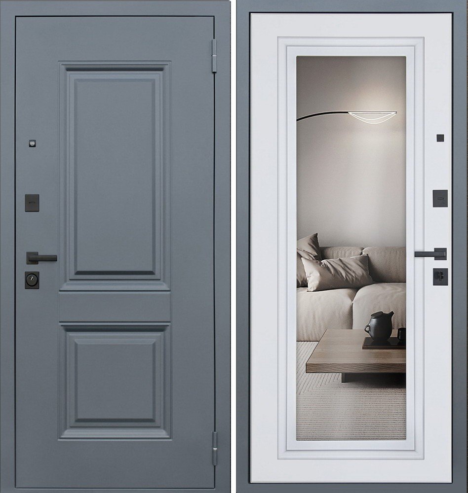 Дверь Интер с зеркалом DIS006678
