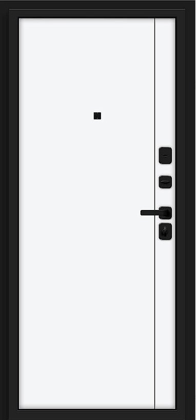 Товар Дверь Браво Джентл/SBlack Black Shell/White Silk DIS007551