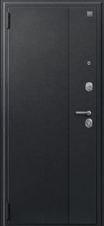 Товар Дверь A-05 черный сатин - кашемир белый DIS007334