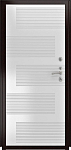 Дверь ДвериПРО Аура ФЛ-185 (10мм, ПВХ Ясень белый) DPRO226075 фото