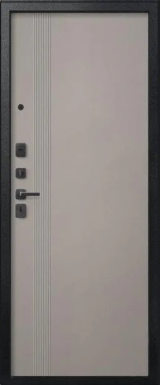 Товар Дверь V-17 Черный муар + Кашемир графит - Кашемир грей DIS007355