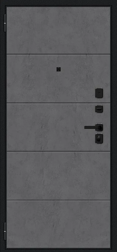 Товар Дверь Граффити-1 Инсайд/SBlack Букле черное/Slate Art BR6223