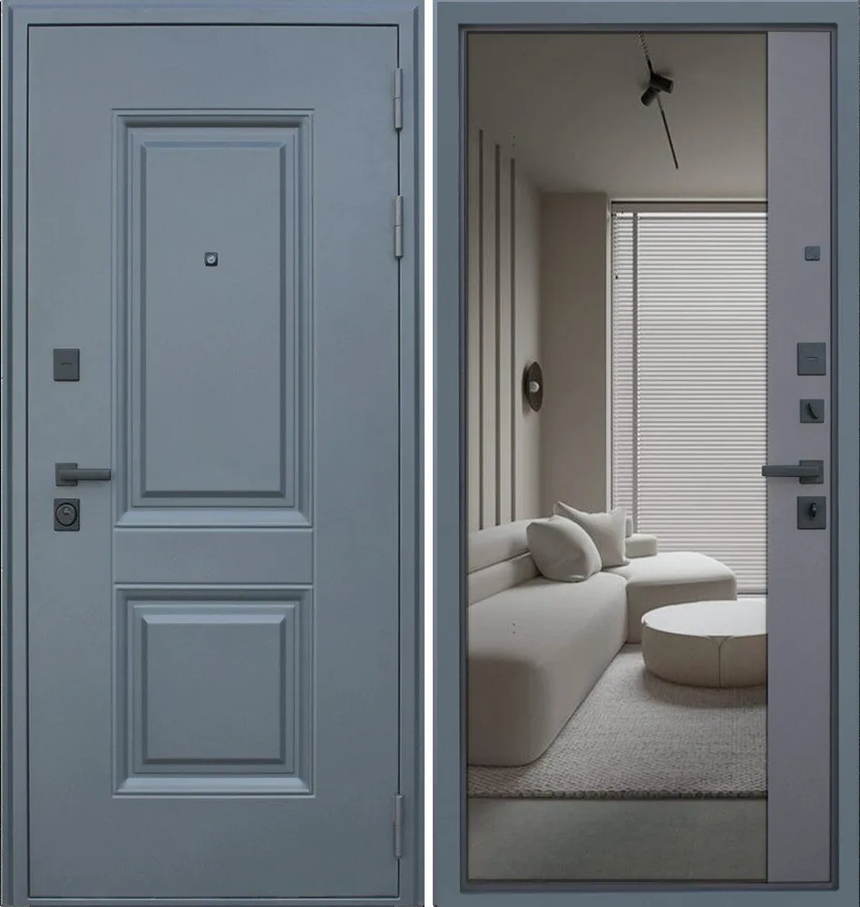 Дверь Ювентус с зеркалом Графит TF40IE-X-89U DIS006692